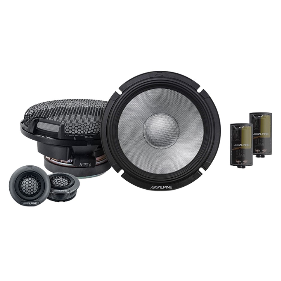 Open Box Alpine R-Series R2-S65C 6-1/2″ 2-Way 300W Component Speakers
