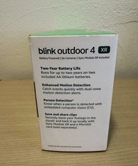 Blink Outdoor 4 XR , 6 Camera System w/Sync Module FREE VIDEO DOORBELL INCLUDED