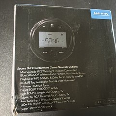 MARINE TECH MS-IlRV Marine Multimedia Receiver FM Bluetooth Stereo 200W 4 Channe