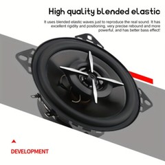 2pcs 4 Inch Car HiFi Coaxial Speakers- 420W 4-Way Full Range Frequency Speakers
