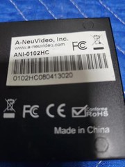 A-NeuVideo ANI-0102HC HDMI Extender by Cat5 x1 (67.75-279-13.75)