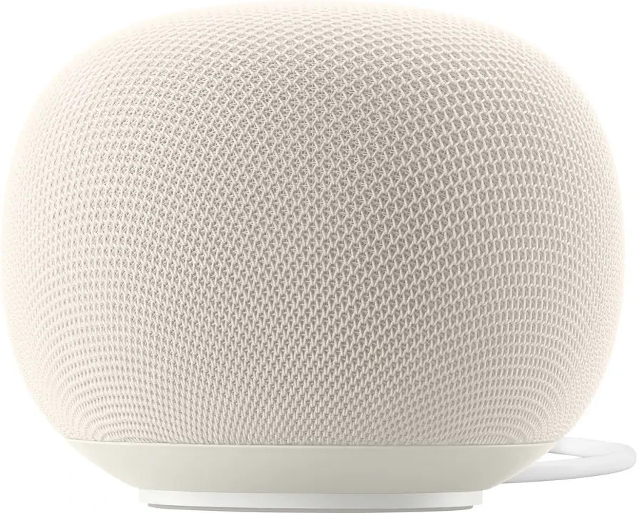 Google Home Speaker Smart Speaker Gemini Voice Assistant (Porcelain)