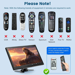 10.1 Inch Small Monitor TV & Car Video Player with 1024 * 600P | Security Monito