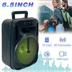 New 4000W Bluetooth Speaker Sub woofer Portable Heavy Bass Sound System Party DJ