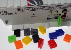 Old School Amp Mounting Feet Hifonics VIII VII USAcoustics Autotek ZED Audio