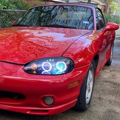 E-Bright 70MM Halo Rings Car Angel Eyes Led halo rings Lamp Housing 70MMWhite