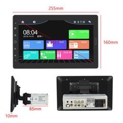 10.1″ 1 DIN Car Stereo Radio Apple Carplay Android Auto Bluetooth FM USB AUX