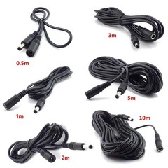 DC 12V Extension Cable 5.5mm x 2.1mm Male Female Power Cord For CCTV Camera LED