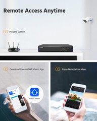 ANNKE 5MP Lite 8CH DVR 5in1 Video Recorder for Smart Security Camera System