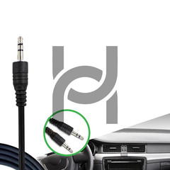 Car AUX Audio Cable 1M 3.5mm Male to Male Stereo Cord For PC iPad Speaker