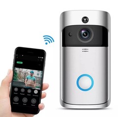 Wireless WiFi Video Doorbell Smart Phone Door Ring Intercom Security Camera Bell