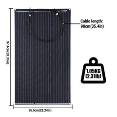 400W 200W Flexible Mono Solar Panel Kit Backup Generator Power Station RV Boat