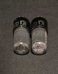 RCA 6SN7 GT US ARMY TUBE 1940s GRAY SMOKE MILITARY SPEC MATCHED SET