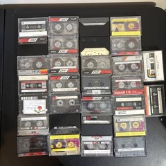 36 Cassette Tape Lot Sold As Blanks TDK Maxell Sony Fuji Scotch Reusable