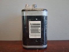EVEREADY 6V Battery, Super Heavy Duty 6 Volt Battery, 1 Count