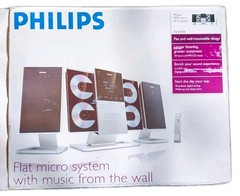 Philips Mcm298/37 Micro System China 4-Disc CD MP3 FM Player Wall Mounted Audio
