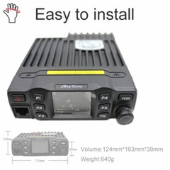 AnyTone AT-778UV 25W Ham Mobile Two Way Radio UHF VHF Dual Band Transceiver