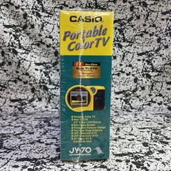 CASIO JY-70 LCD COLOR TV Mini Pocket Portable Television – Sealed With Rip