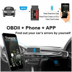 ANCEL OBD2 Code Reader Bluetooth ELM327 Check Engine Scanner Car Diagnostic Tool
