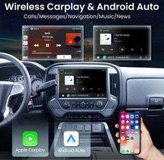 13.1” Radio Carplay Android 13 For Chevy Silverado GMC Sierra 2014-2018+Camera