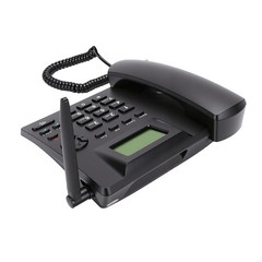 Cordless Landline Phone Dual SIM Multifunction For Home Black Easy To Use