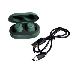 Zebra Wireless Bluetooth Earbuds Headphones 3026967 In Magnetic Charging Case