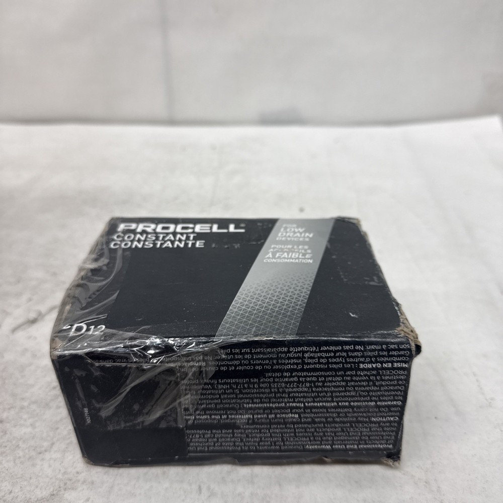 12 Duracell Procell D Constant Alkaline Batteries PC1300