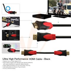 HDMI 1.4 CABLE Cord 3FT 5FT 10FT 15FT 25FT 30FT 50FT 75FT HIGH SPEED RED Lot US
