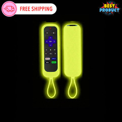 1Pc Silicone Protective Remote Control Cover For Roku TV Remote Holder Glow Case