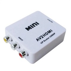 RCA AV to HDMI HD Converter Composite CVBS Video Adapter Wii NES SNES