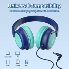 Tronsmart KH01C Kids Headphones Wired Foldable Over-Ear Headphones Boy Girl Gift