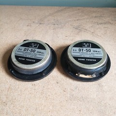 Vanco Dt50 8 Ohm Tweeter Pair Used Good Nice