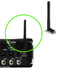 Wifi Antenna replacement for Behringer XAir XR18, XR16, XR12 Digital Mixer