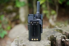 Baofeng UV-5R / BF-F9 – Black Exoskeleton Cage – Textured Finish
