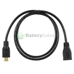 Premium 3 FT 3′ FOOT HDMI 1.4 Extension Cable 1080p For 4K 3D PS3 HDTV 700+SOLD