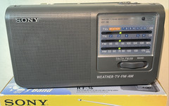 Sony ICF-36 Portable AM, FM Radio – BRAND NEW – AC or battery