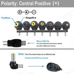 Universal AC to DC 3V~12V Adjustable Power Adapter Supply Charger Electronics