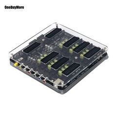 New SCART 6-IN 3-OUT Automatic Distributor with USB Cable Automatic Switcher
