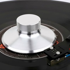 Audiophile Record Weight Clamp for Vinyl, Turntable Weight Stabilizer Aluminum