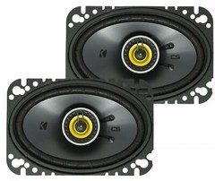Kicker CSC464, CS Series 4×6″ 2 Way Coaxial Car Speakers (46CSC464)