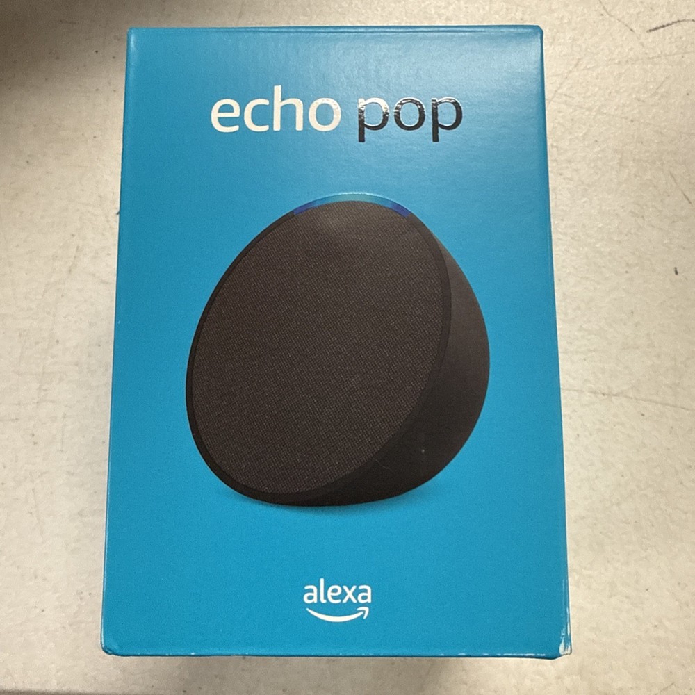 Amazon Echo Pop Smart Speaker – Charcoal C2H4R9