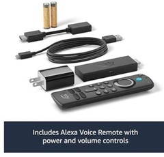 🔥 AMAZON FIRE TV Stick 4K MAX, Wi-Fi 6, Alexa Voice Remote Includes TV control