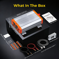 3000W 6000W Pure Sine Wave Power Inverter Converter 12V to 110V 120V Remote
