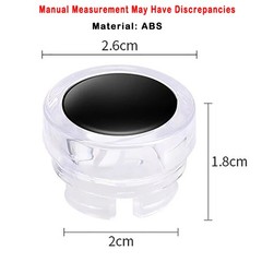 4 Pcs Durable ABS Car Power Outlet Dustproof Plug Cap fits Most Vehicle Interior