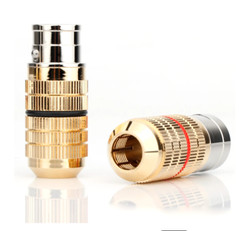 2/4 pcs 3pin Rhodium Plated Male/Female XLR Plug Audio Balanced Cable Connector