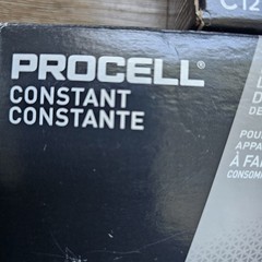 Duracell Procell Alkaline Batteries C (5 Boxes 12 Each) 60 Batteries