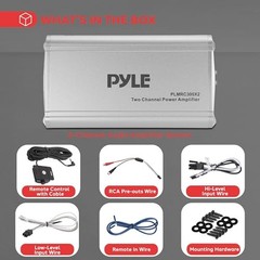 2-Channel Compact Class D Weather Resistant Amplifier System – IPX4