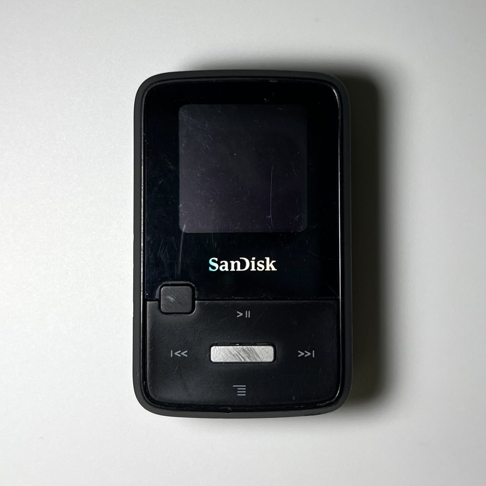 SanDisk Sansa Clip Zip (4/8GB) Digital Media MP3 Player Black Tested Working
