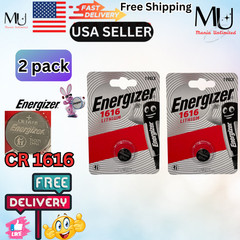2X Pack Energizer CR 1616 ECR1616 Fresh Stock Lithium 3V Battery Exp Date 2033+