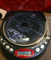 Durabrand CD-50 Portable CD Player Red Tested Works Discman Style 1-Bit DAC Y2K